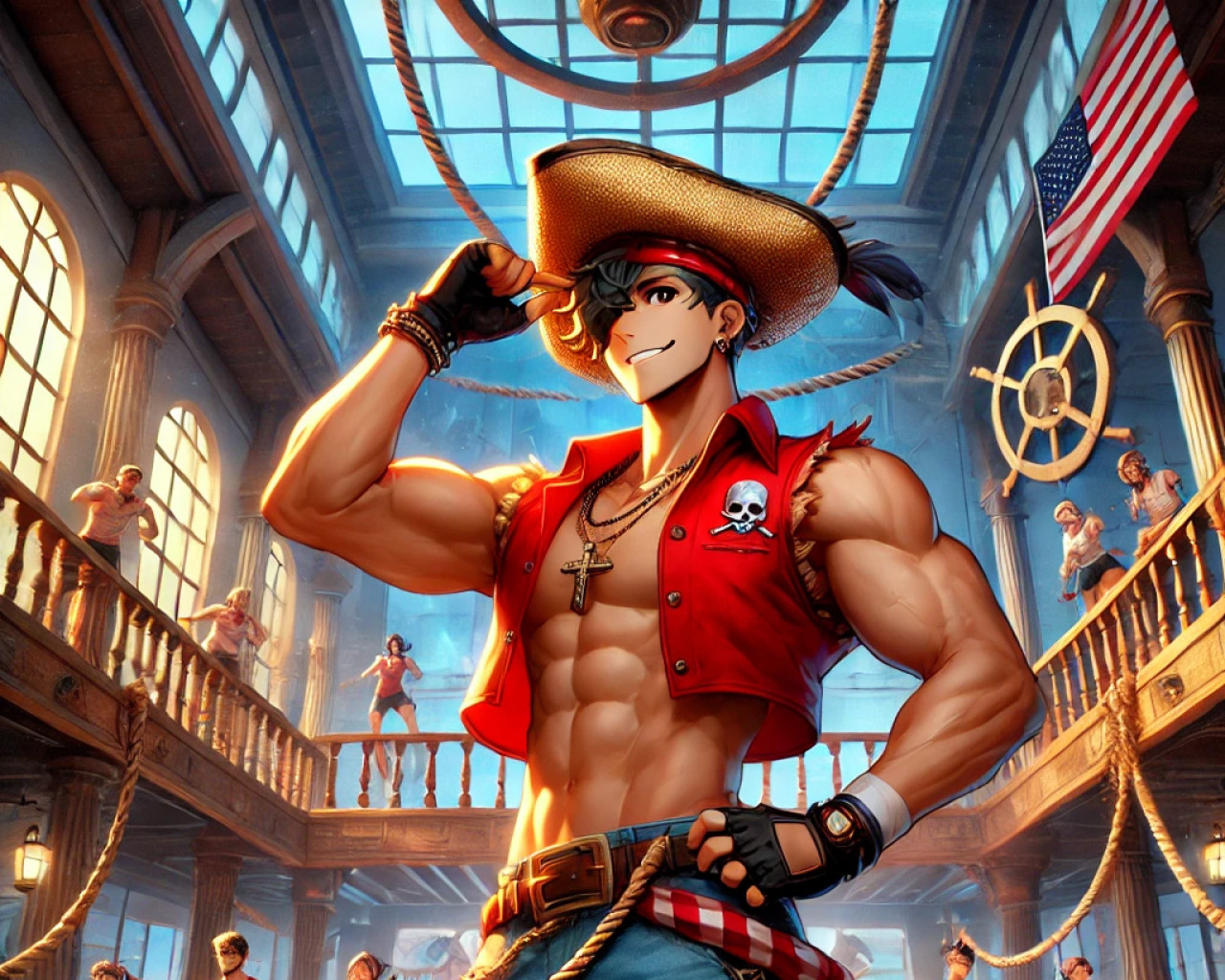 One Piece te reta a convertirte en el Luffy más musculoso